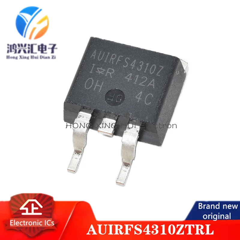 New/Original AUIRFS4310ZTRL Trans MOSFET N-CH Si 100V 127A Automotive 3-Pin(2+Tab) D2PAK T/R