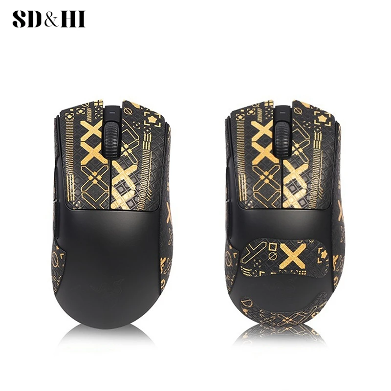 Mouse Grip Tape Skate Handmade Sticker Non Slip Suck Sweat Mouse Anti-Slip Sticker For RAZER DEATHADDER V3 PRO