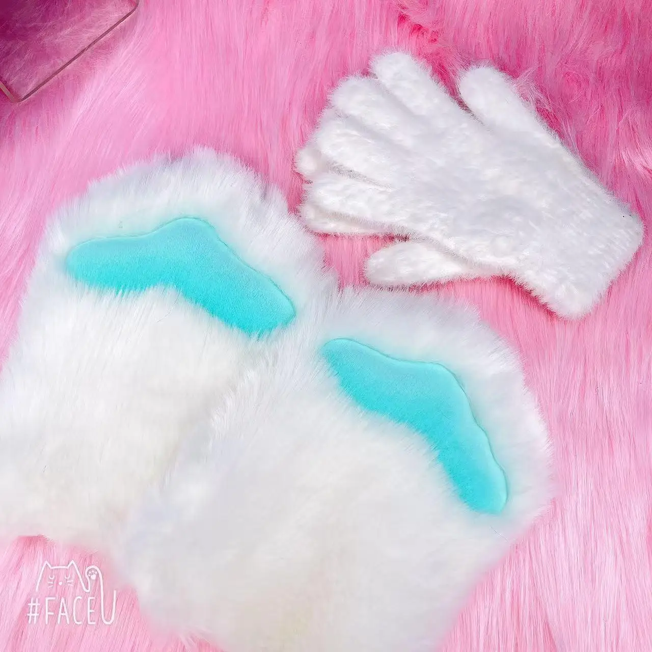 키즈 애니메이션 Fursuit Kigurumi 모피 코스프레 의상 파란 머리 머리 발 꼬리 신발 Comiket Furries 인형 Kig 마스크 5 ~ 18 세 선물