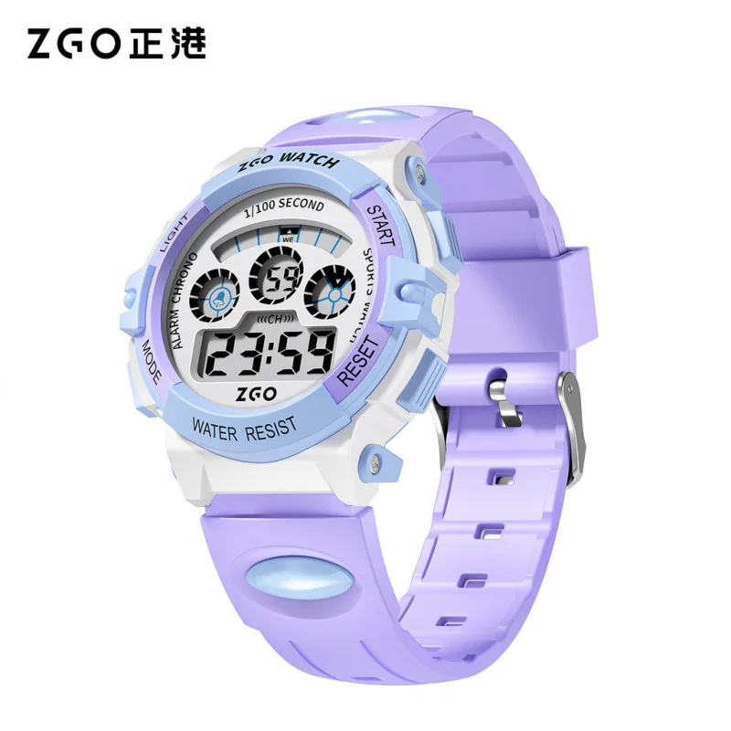 ZGO Kids Watch for Girls, Versatile Multifunctional Shockproof and Waterproof Sports Watch with Alarm for Students Gift 305