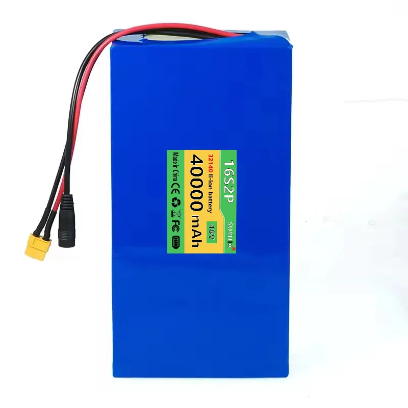 48V/60V/72V 40Ah 32140LiFePO4 Battery Pack 3500W Motor with 100ABMS Electric Scooter Motorcycle Large Capacity Battery+5Acharger