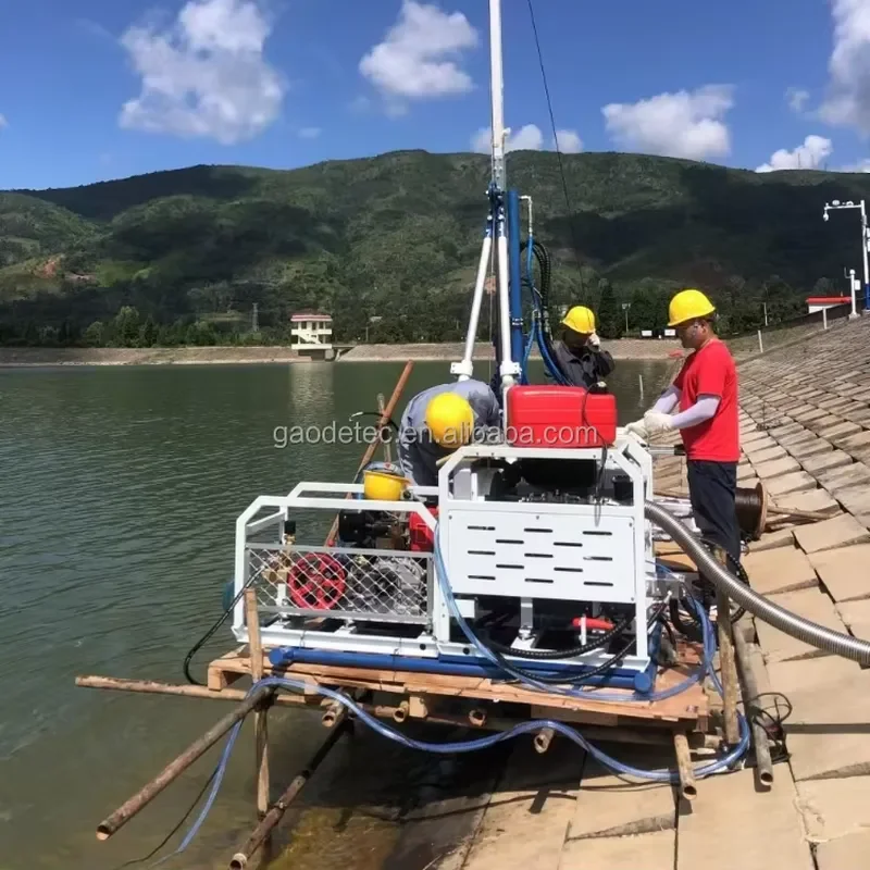 Full Hydraulic Borehole Core Mine Drilling Rig 600m Portable Diamond Core Rigs for Rock Exploration