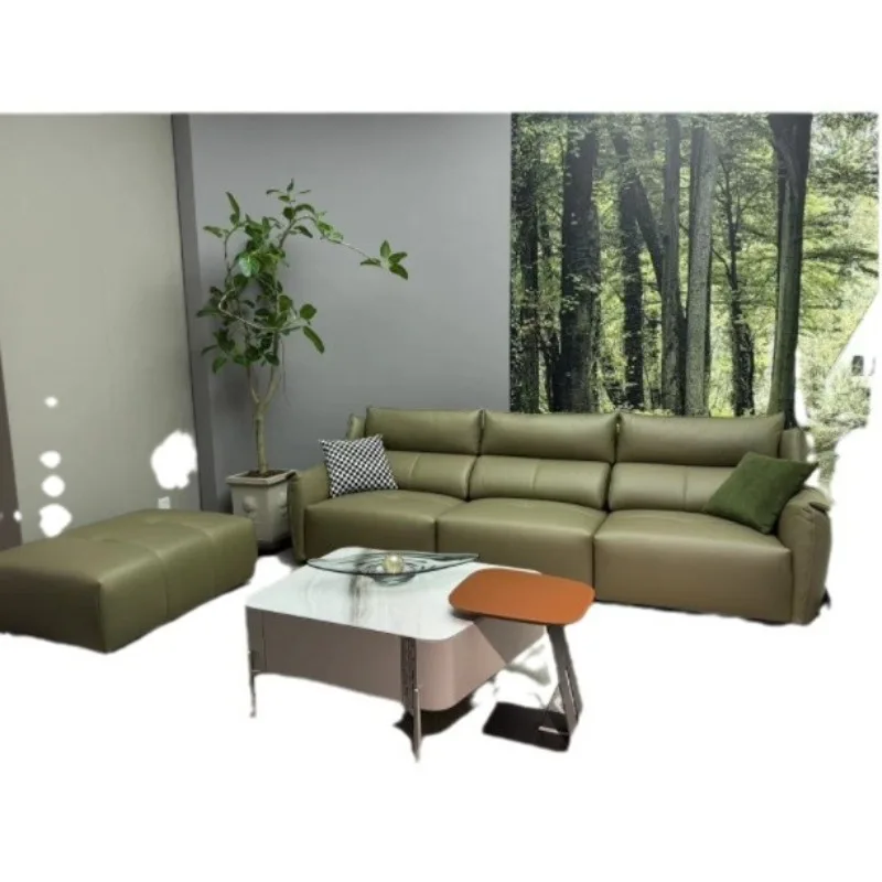 

Household soft furnishings small apartment modern simple living room fabric sofa inline combination