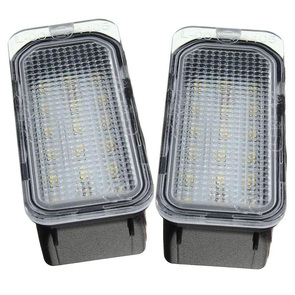 자동차 후면 18 LED SMD 라이센스 번호판 라이트 램프, 포드 포커스 MK II 피에스타 MK VII 몬데오 MK IV 쿠가 S-MAX 2008-201, 6000K