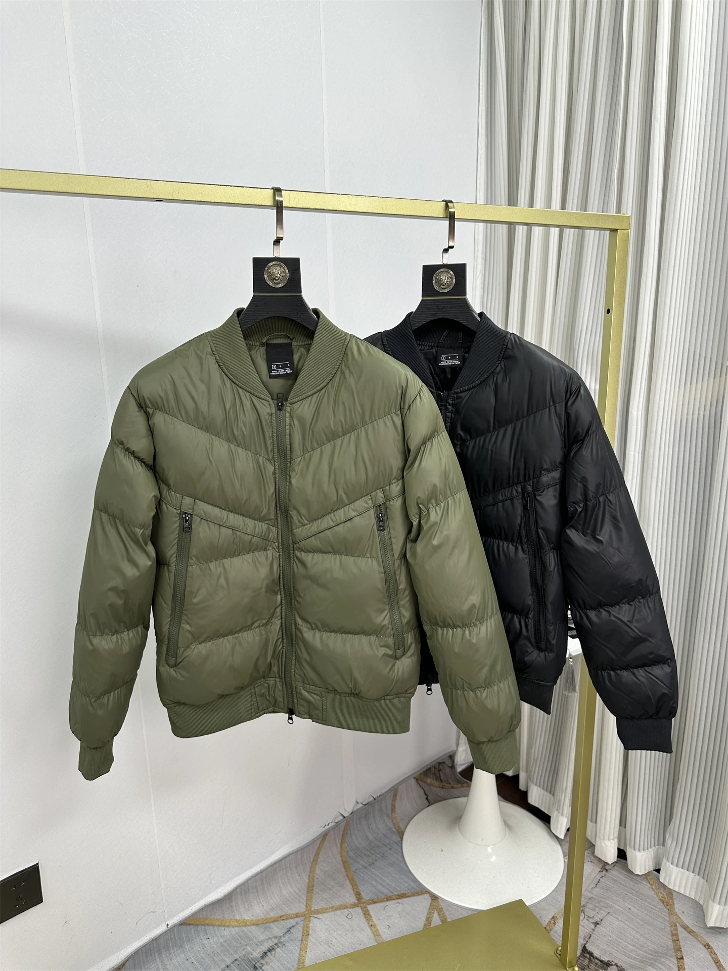 

Куртка-бомбер из хлопка в повседневном стиле с воротником-стойкой, зимняя верхняя одежда для мужчин и женщин, модная молодежная модель