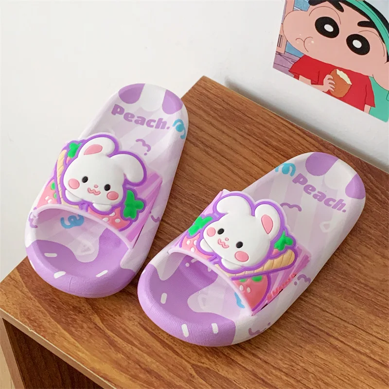 

New Summer Boy Girl Anti-Slip Soft Slippers Children's Slippers Versatile Sandals Kids Beach Shoes Fashion Indoor Outdoor Shoes