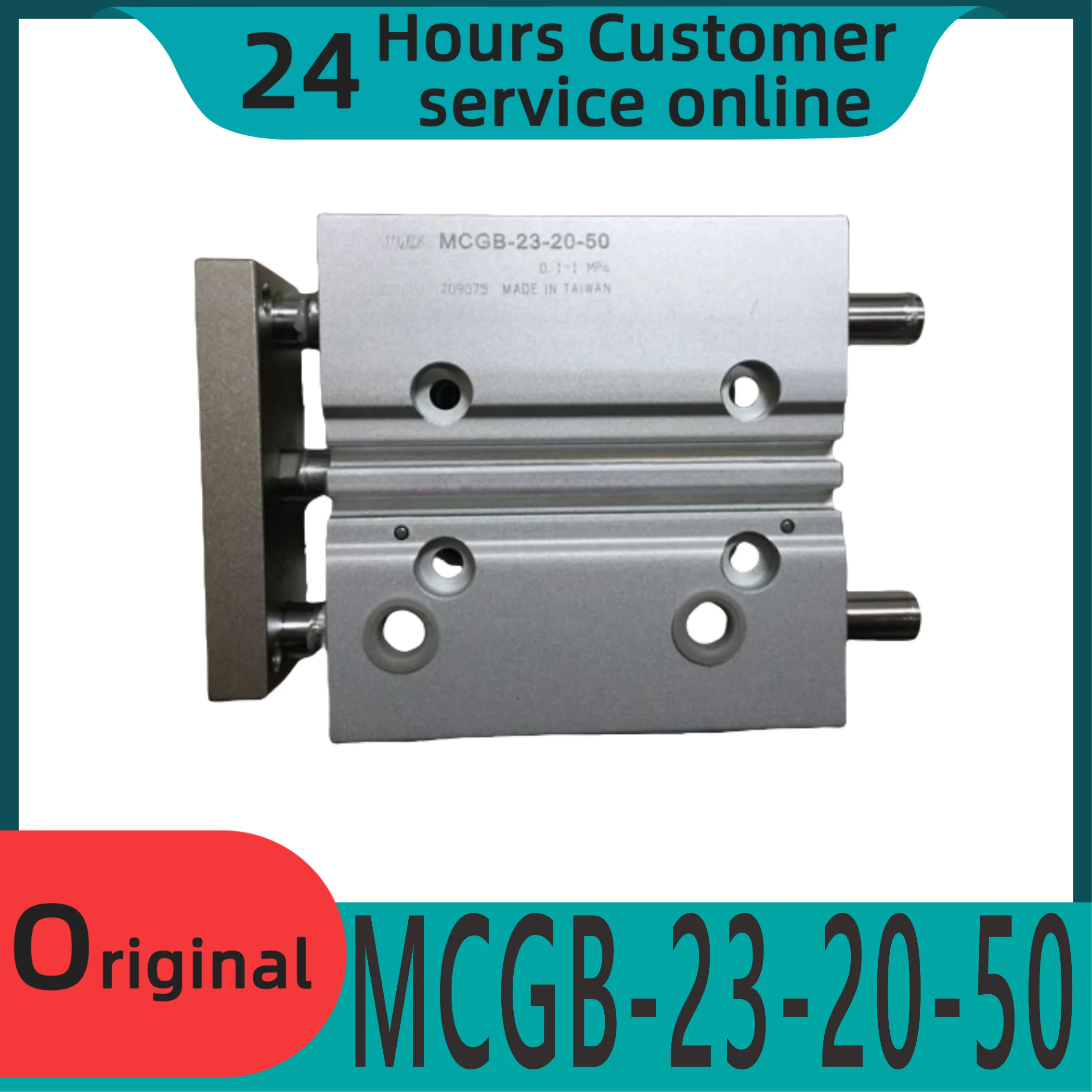 

Brand new original dual guide rod pneumatic cylinder MCGB-23-20-50