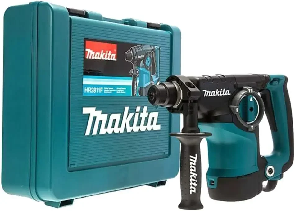 Makita HR2811F 1-1/8'' Rotary Hammer, accepts SDS-PLUS bits, Teal