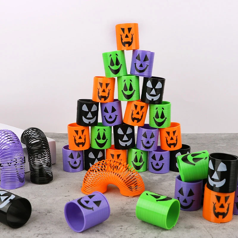 36 Resortes De Plástico De Halloween – 12 Diseños, Sin Dulces, Ideales Para Bolsas De Golosinas, Premios Y Decoración