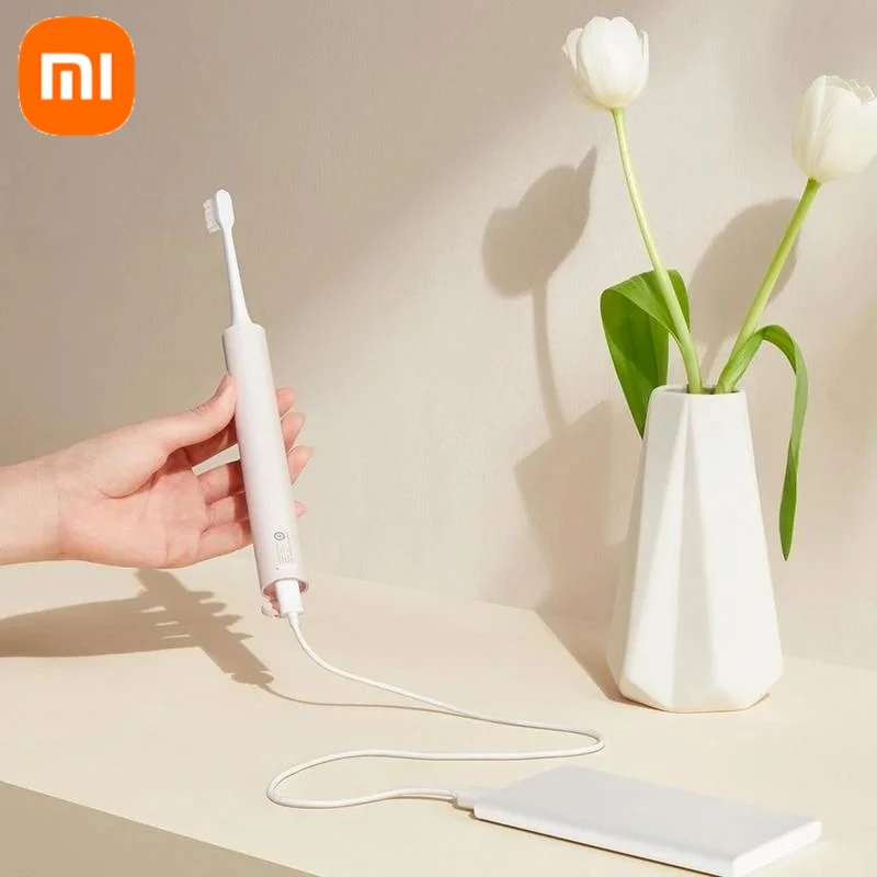 

Xiaomi Mijia T200 Sonic Electric Toothbrush - Teeth Whitening Ultrasonic Vibrating Smart Tooth Brushes IPX7 Waterproof
