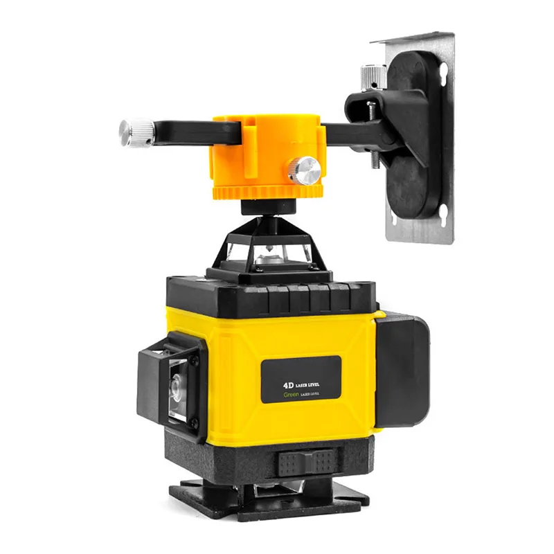 Laser verde nível 12/16 linha poderoso laser instrumento óptico auto-nivelamento 360 ° roating laser remoto ferramentas de construção a laser