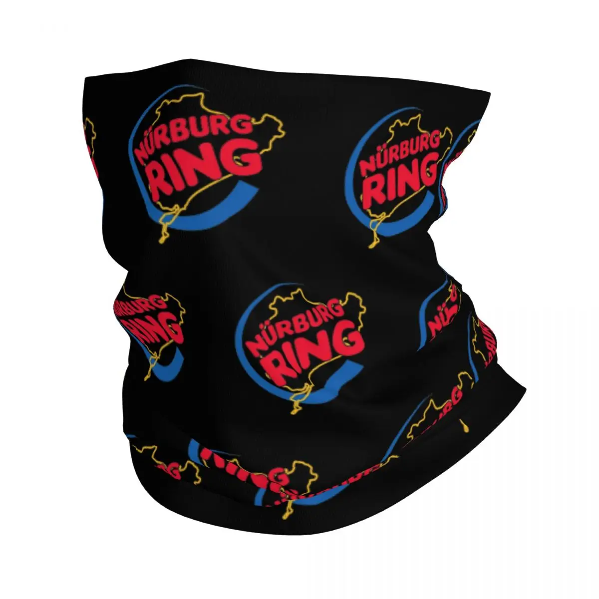 Nurburg Racing Ring Bandana Neck Cover Motorsport Mask Scarf Multifunctional Face Mask Hiking for Men Women Adult Washable