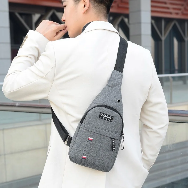 

Weysfor Male Shoulder Bags USB Charging Crossbody Men Anti Theft Chest School Summer Short Trip Messengers