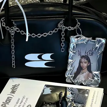 Držák na fotokarty s galvanickým pokovením, rámeček na fotokarty Kpop, stojan na idolové fotografie Kpop, chránič fotokarty, úložný box, balení 12 nejlepší prodej Displej Samsung S4 Mini - №11