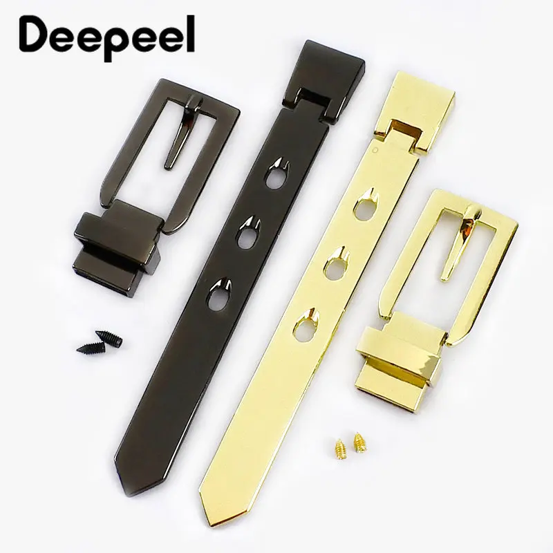 2/4Pcs Deepeel Handbag Hardware Accessories Metal Bag Belt Pin Buckle for DIY Sewing Bags Decor Clothing Adjust Leather Craft