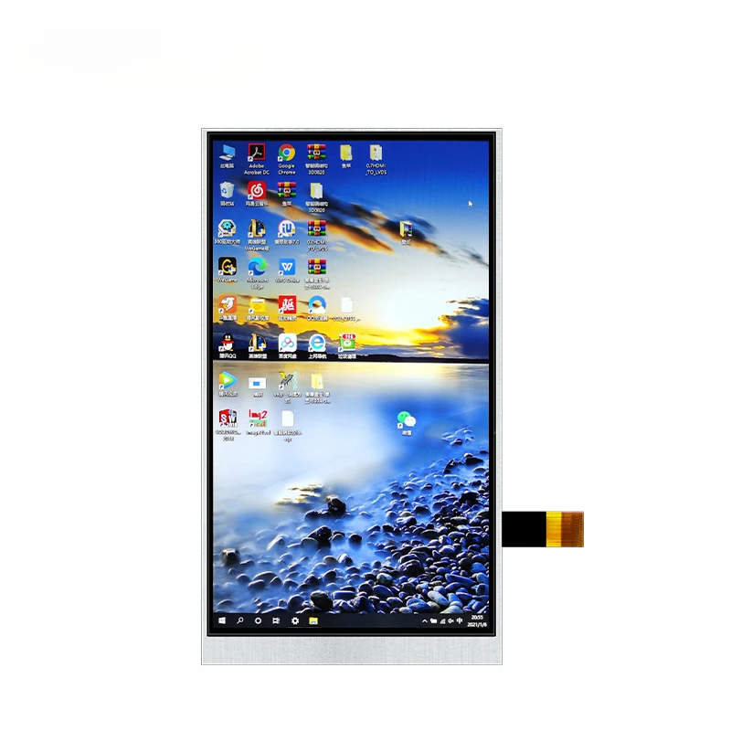 Customized screen size Interface touch optional 5-inch Mipi 720 * 1280 Ips medical LCD screen