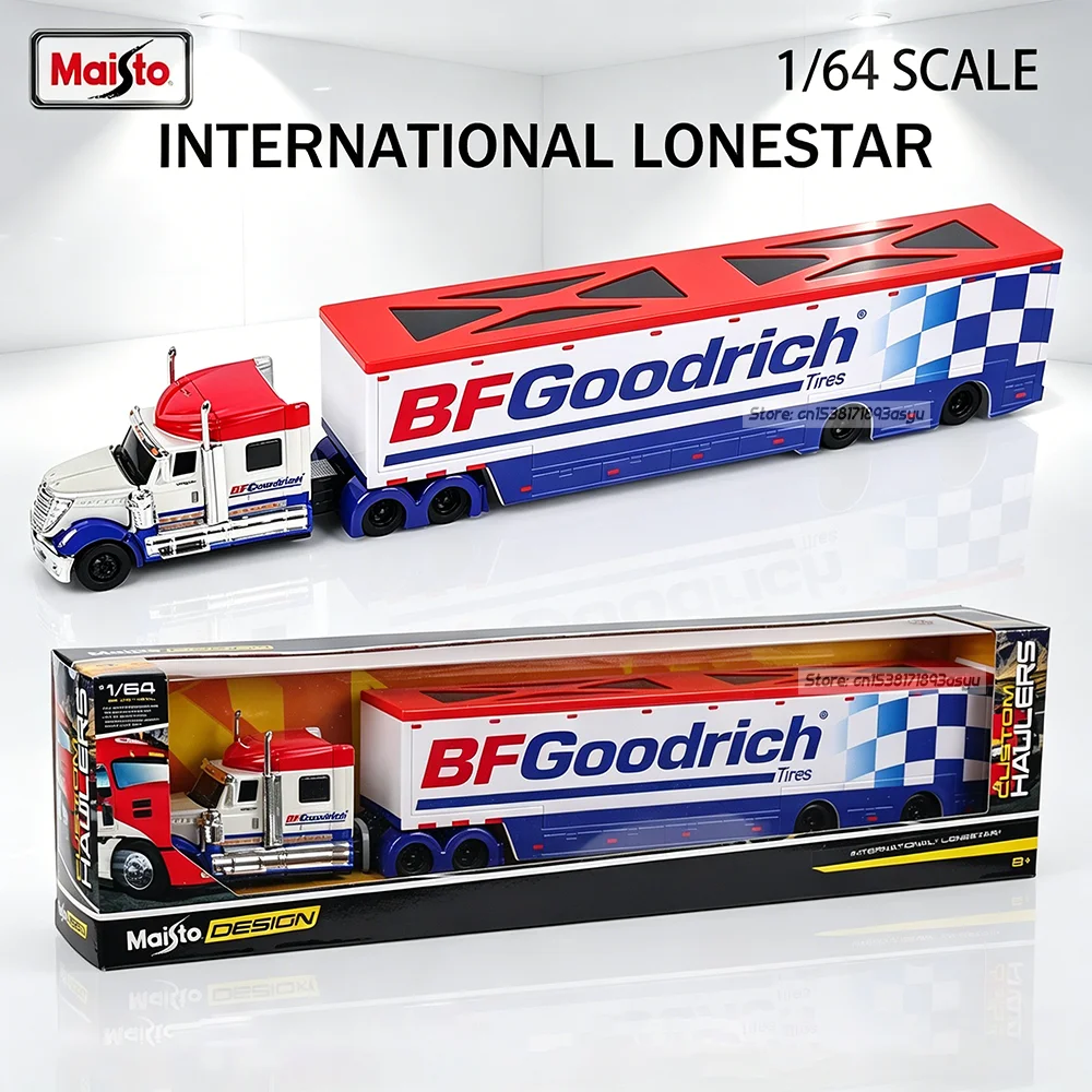 Maisto 1:64 International@ LoneStar ®   Modelo a Escala de Remolque para Auto MACK Anthem, Diseño de Alta Gama, Colección de Autos Fundidos a Presión, Regalo