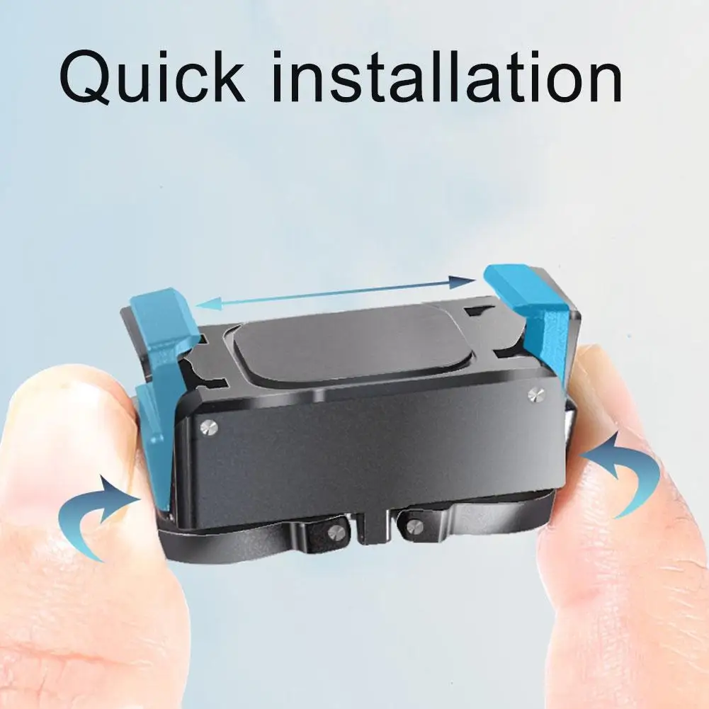 ตัวยึดแบบปลดออกได้อย่างรวดเร็วสำหรับ DJI OSMO pockte 3ตัวยึดกล้องคงที่อุปกรณ์เสริมโลหะ