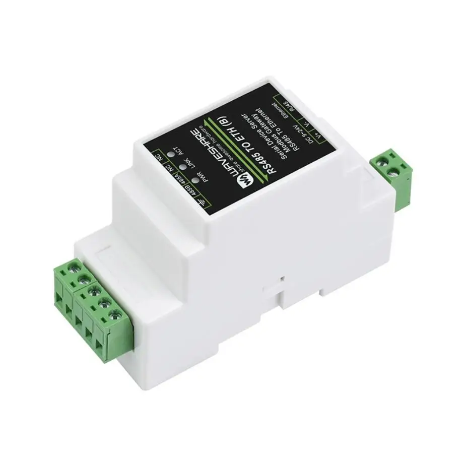 Servidor serial industrial rs232 ou rs485 a rj45 ethernet tcp/ip para serial, trilho-suporte da montagem, com função do ponto de entrada (opcional)