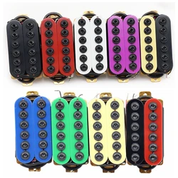 1pcs Ceramic Magnet Electric Guitar Humbucker Pickup Set, Bridge and Neck Invader Style