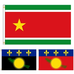 60×90 90x150 120×180CM Guadeloupe UPLG Flag Polyester Printed Banner Tapestry For Decor