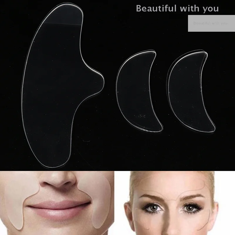 Coussretours facial invisible anti-âge, 3 pièces, patch réutilisable en silicone de qualité médicale, prévient les déformations des lignes