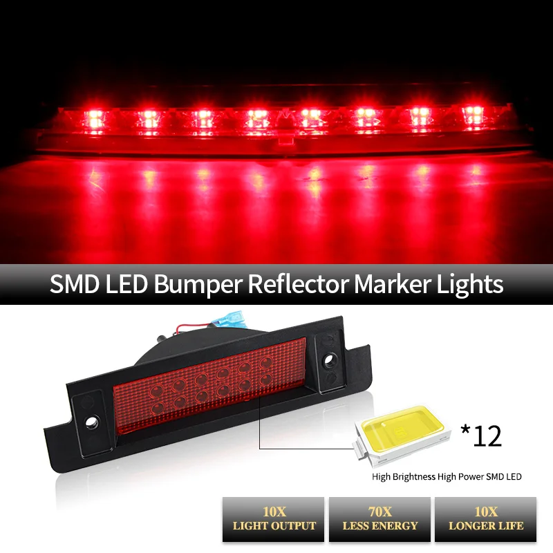 1PC LED High Mount 3rd Brake Light Canbus For Land Rover Defender All Models 90/110/130 1990-2016 Discovery 94-04 Car Accessory