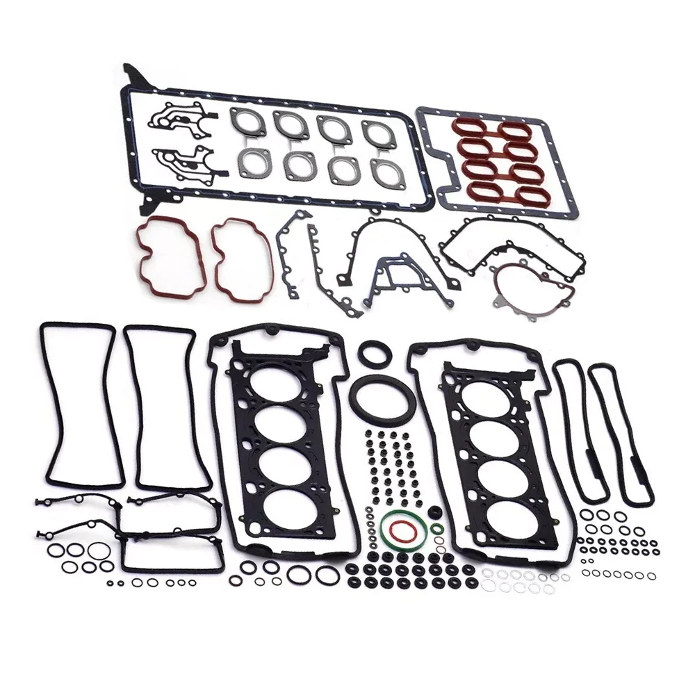 AUTO Rebuild Engine Seals Gaskets Kit For Land Rover BMW Range Rover 5 7 8 X5 4.4L V8 GAS DOHC M62B44 1996-2005