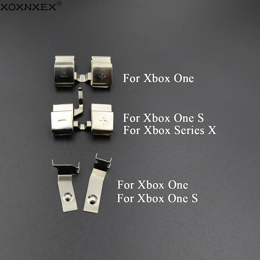 2PCS Battery Contact Connector Metal Clip For Xbox One S For Xbox Series X S Gamepad Controller Battery Holder Spring Replace