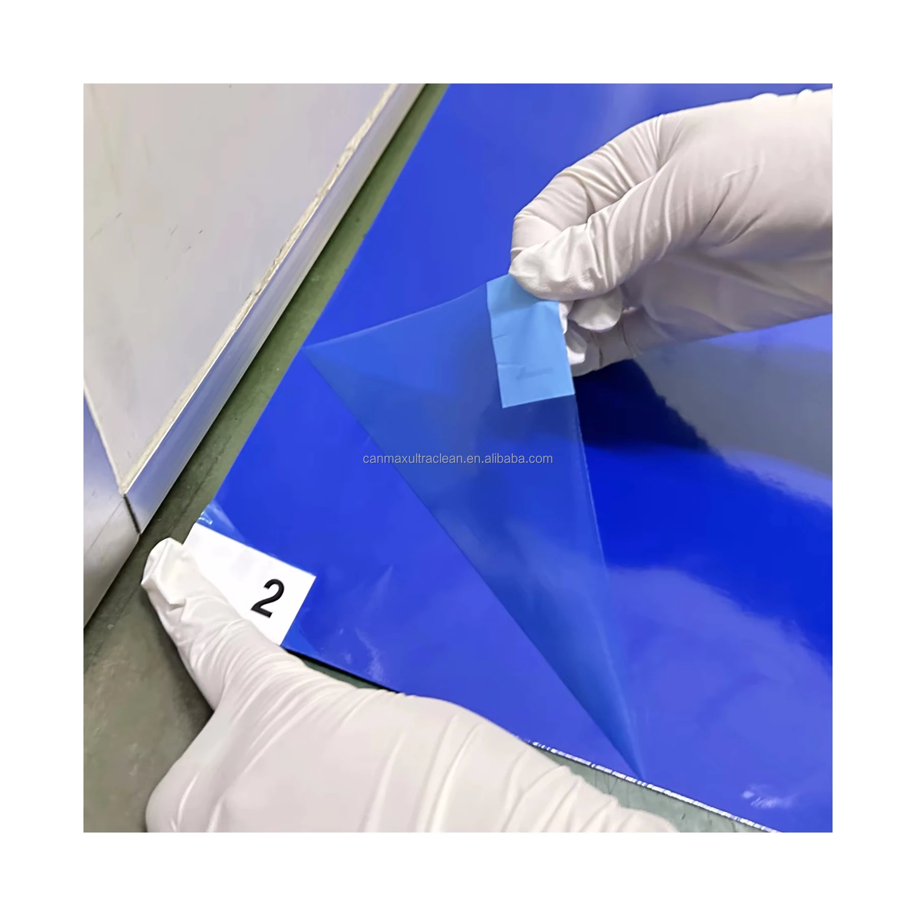 20PCS Dust Free Polyurethane Low Price Flatbed Disposable Pe Cleanroom Floor Mats Esd Sticky Shoes Cleaning Mat Glue Adhesive