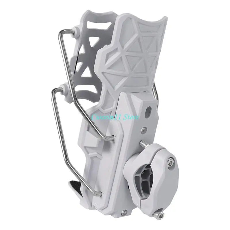 Y1UB Universal Water Bottle Holder Adjustable Bicycles Motorcycle Handlebar Mount Cup Cage for Most Kettles
