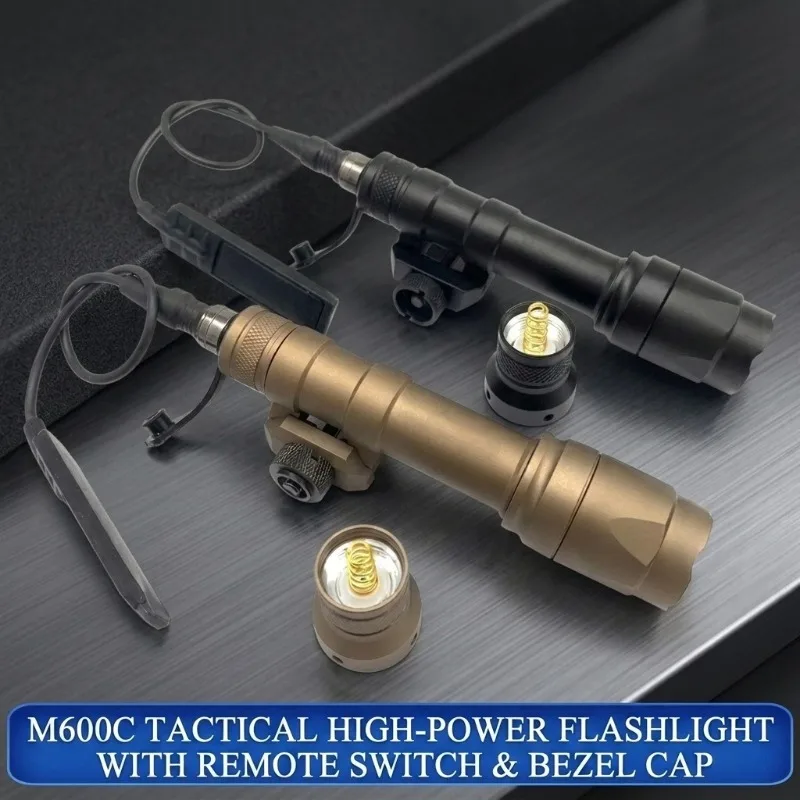 

Тактический светодиодный фонарь M600C: Яркий уличный светильник с высокой светоотдачей, дистанционным выключателем и прочной алюминиевой головкой-короной