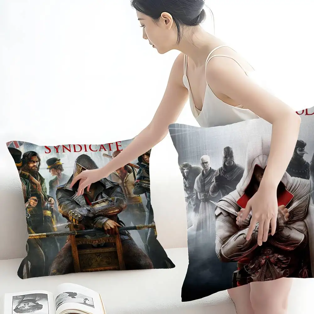 A-Assassins Creed Game Pillow Anime Pillow Sofa Bed Head Pillow Cover Cushion Cover 45x45 cm Fashion