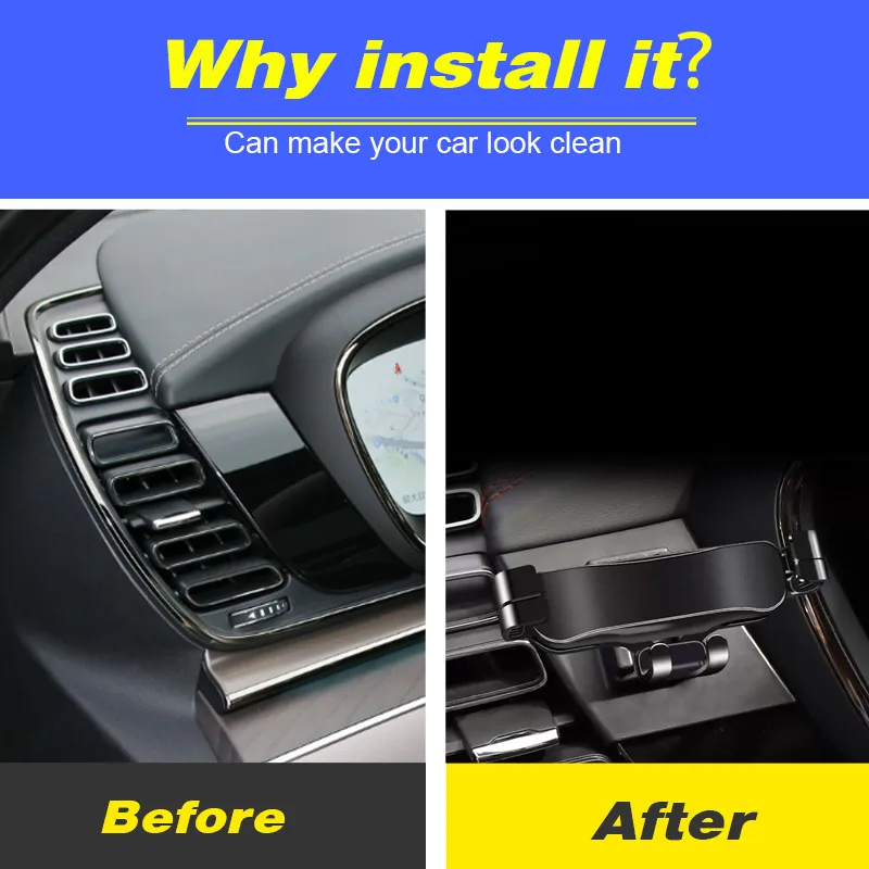 

GPS Car Stand Phone Holder Degree Rotating Automotive Navigation Bracket Interior Stylings Accessorie For BYD HAN 2022