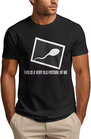 This is A Very Old Picture of Me Shirt Funny Adult Humor T-Shirt