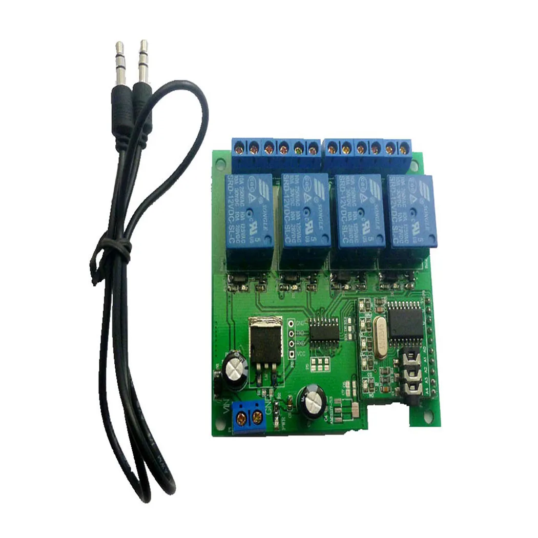 

CE023 DC12V DTMF MT8870 Phone Voice Decoder Control Momentary Toggle Latch Delay Timer Multifunction Relay Remote Switch Module