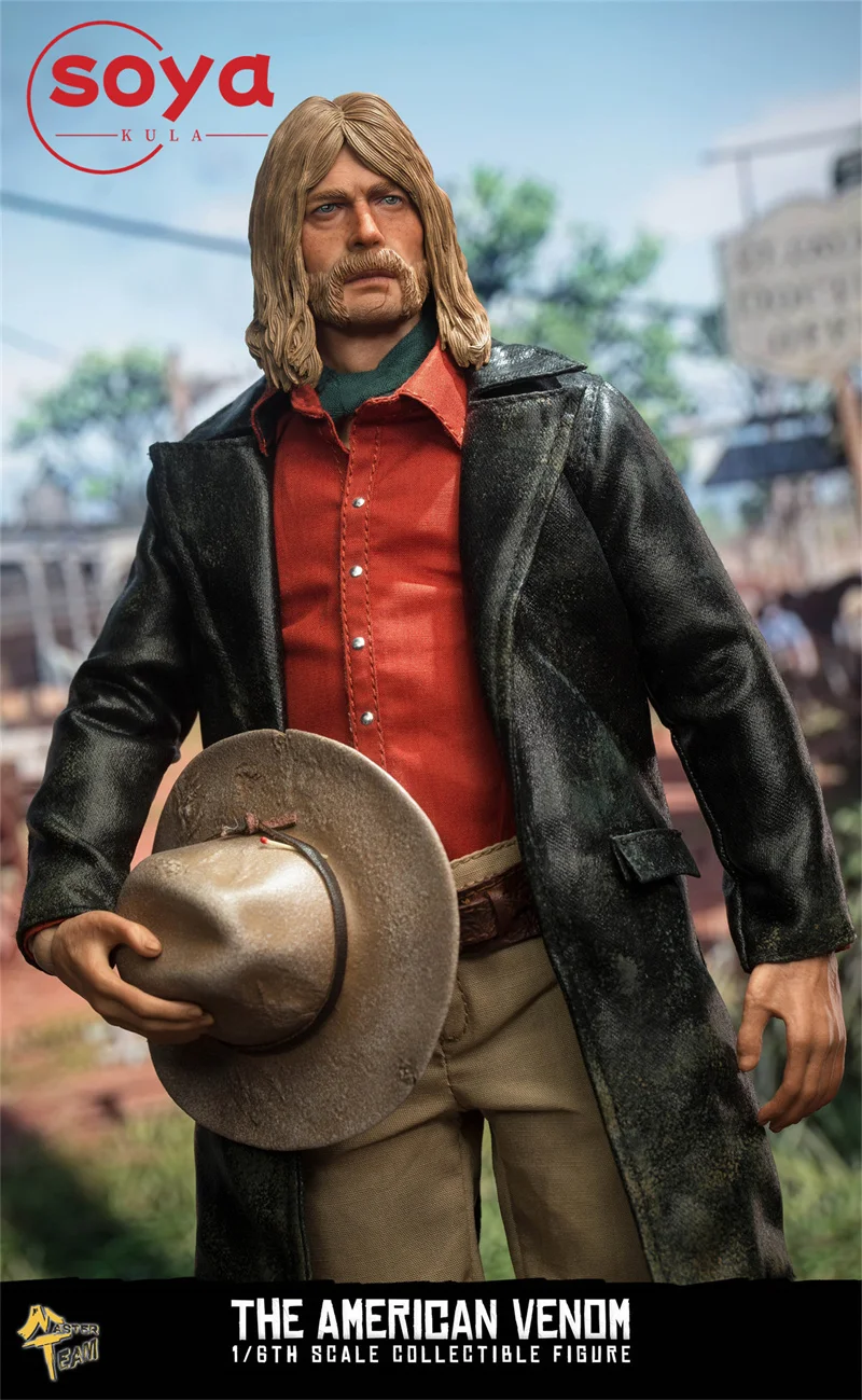Meisterteam MTTOYS014 Western Cowboy Micah Actionfigur im Maßstab 1:6, 12'' männliche Soldat-Figur, komplettes Set, Sammlermodell, Spielzeug