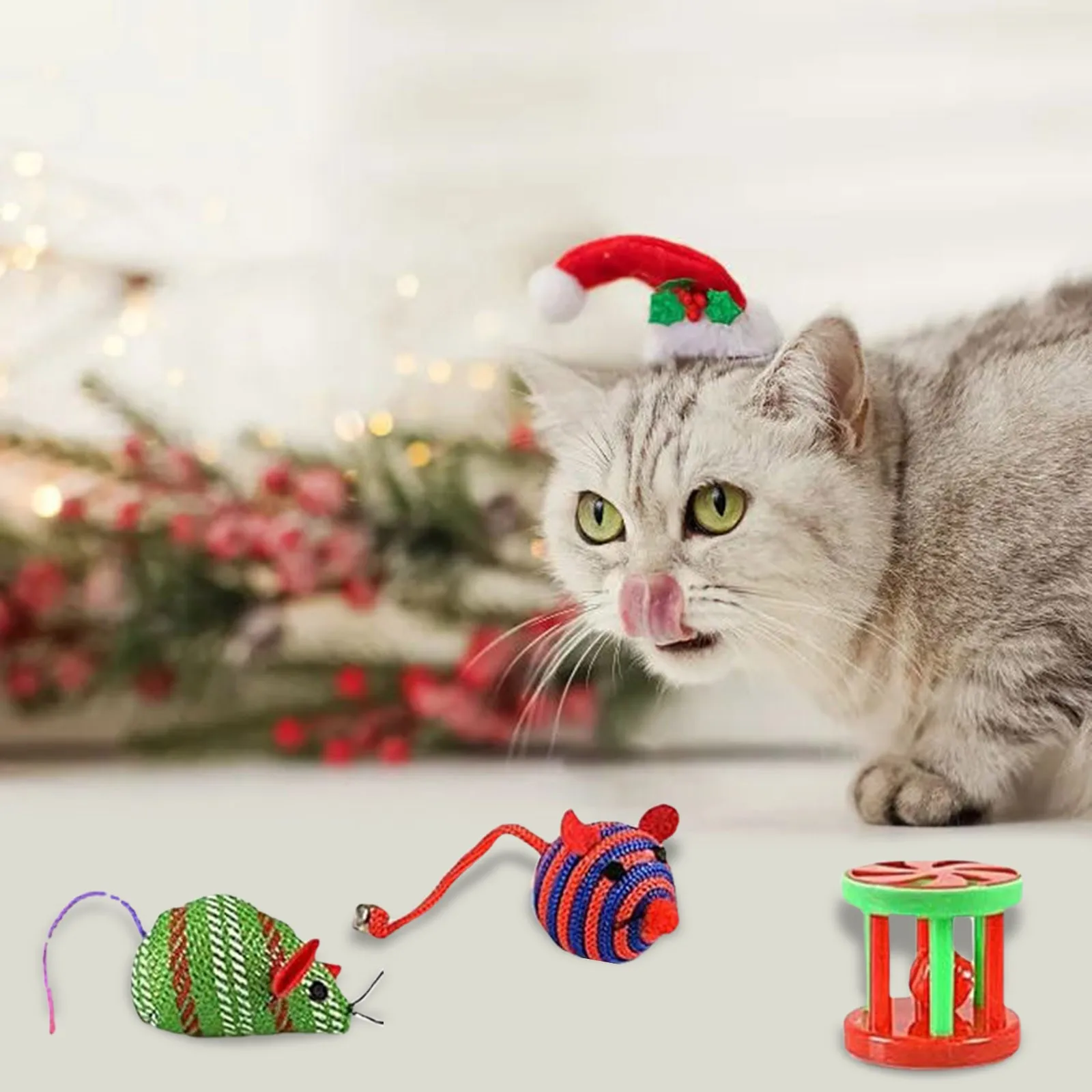 Light Timer 2024 Cat Advent Calendar 2024 Christmas Countdown Calendar For Toys 24 PCS Cat Feather Teaser Toddler Timer Watch