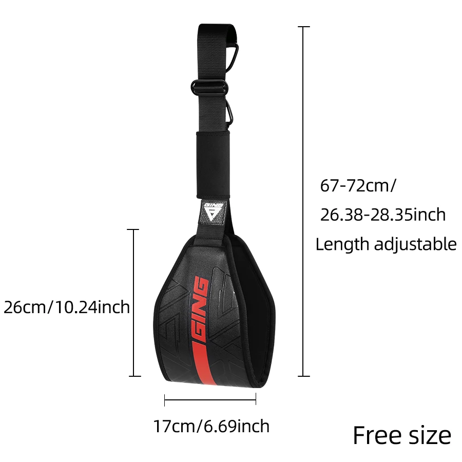 Heavy-Duty Hanging Ab Straps for Pull-Up Bar Support Thick Padded Arm Cradle for Core Strength Ab Training Compatible