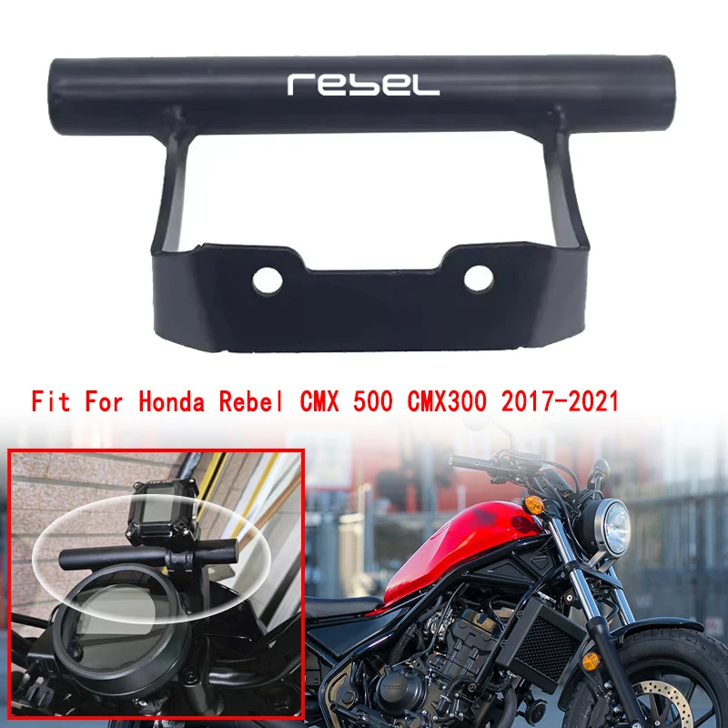 

Motorcycle Accessories Phone Holder Stand GPS Navigation Plate Bracket Fit For HONDA CMX 500 300 Rebel300 Rebel500 CMX300 CMX500