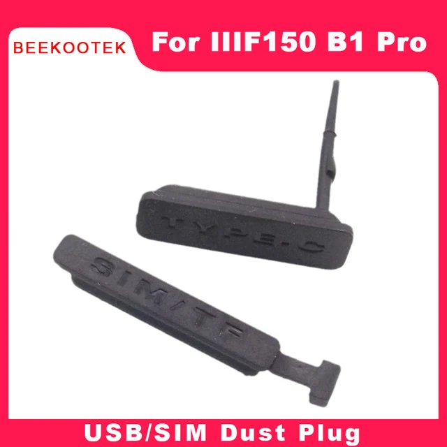 IIIF150 B1 Pro wtyczka przeciwpyłowa nowa oryginalna wtyczka SIM/TF type-c przeciwpyłowa wtyczka USB akcesoria do Oukitel IIIF150 B1 Pro Smart Phone