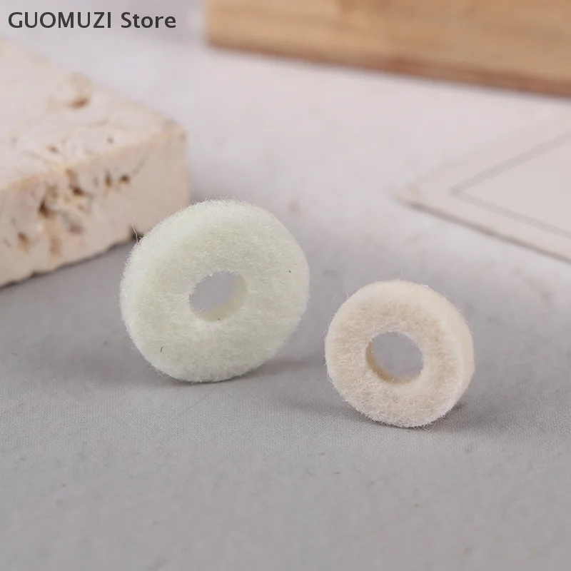 10 Stuks Orgel Sleutel Vilt Ringen Pads Voor Blaasinstrumenten Reparatie Vervangende Onderdelen Muziekwinkel Supply Accessoires