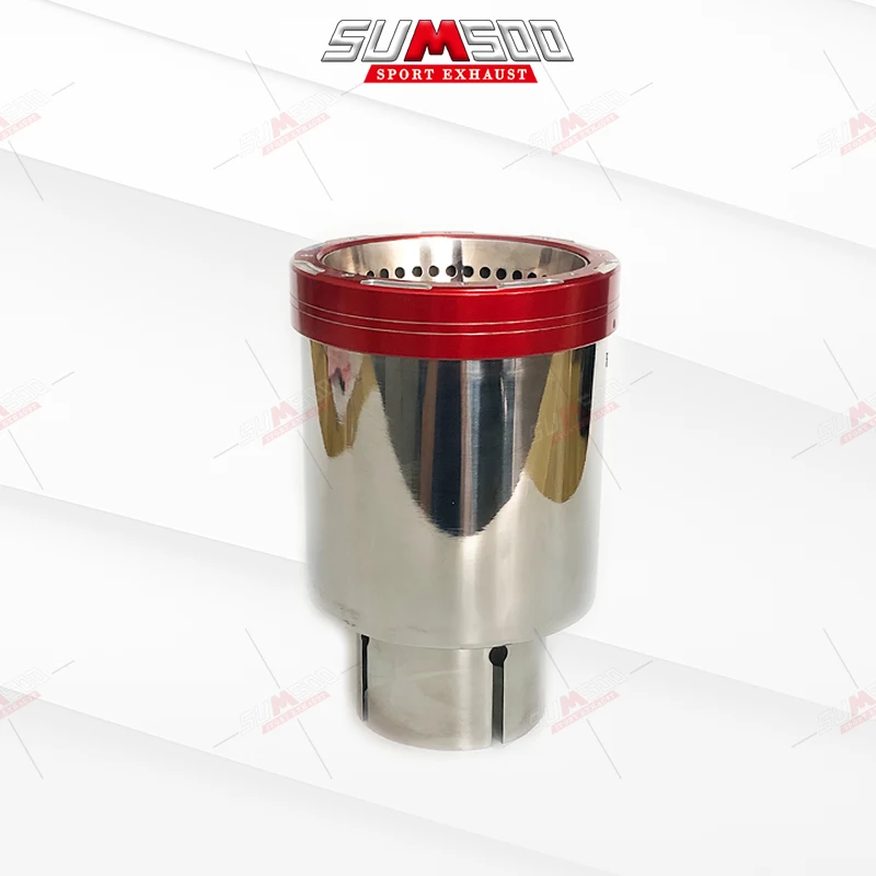 1 PC New Design High Quality Car Accessories Stainless Steel Exhaust System Tip For Universal Auto Modified Mufflers Nozzle