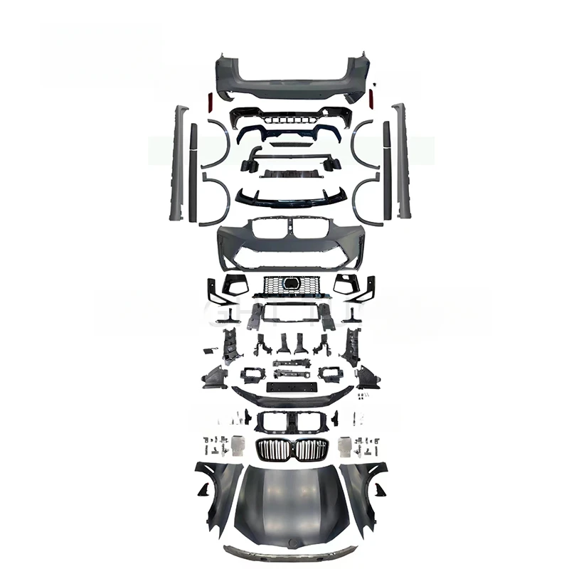 High Quality F97 LCI Style Body Kit Fit for X3 F25 2010-2017 Old To New Upgrade Including Bumper Headlight Exterior Facelift