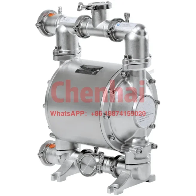 

Food Grade Sanitary Stainless Steel air operated diaphragm pump