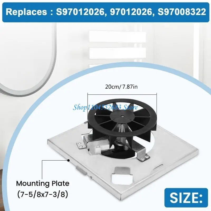 Y6GD Advanced Vent Fan Easy Installation Bathroom Fan Low Noise Ceiling Fan Motor Assembly Upgrades for Modern Home Bathrooms