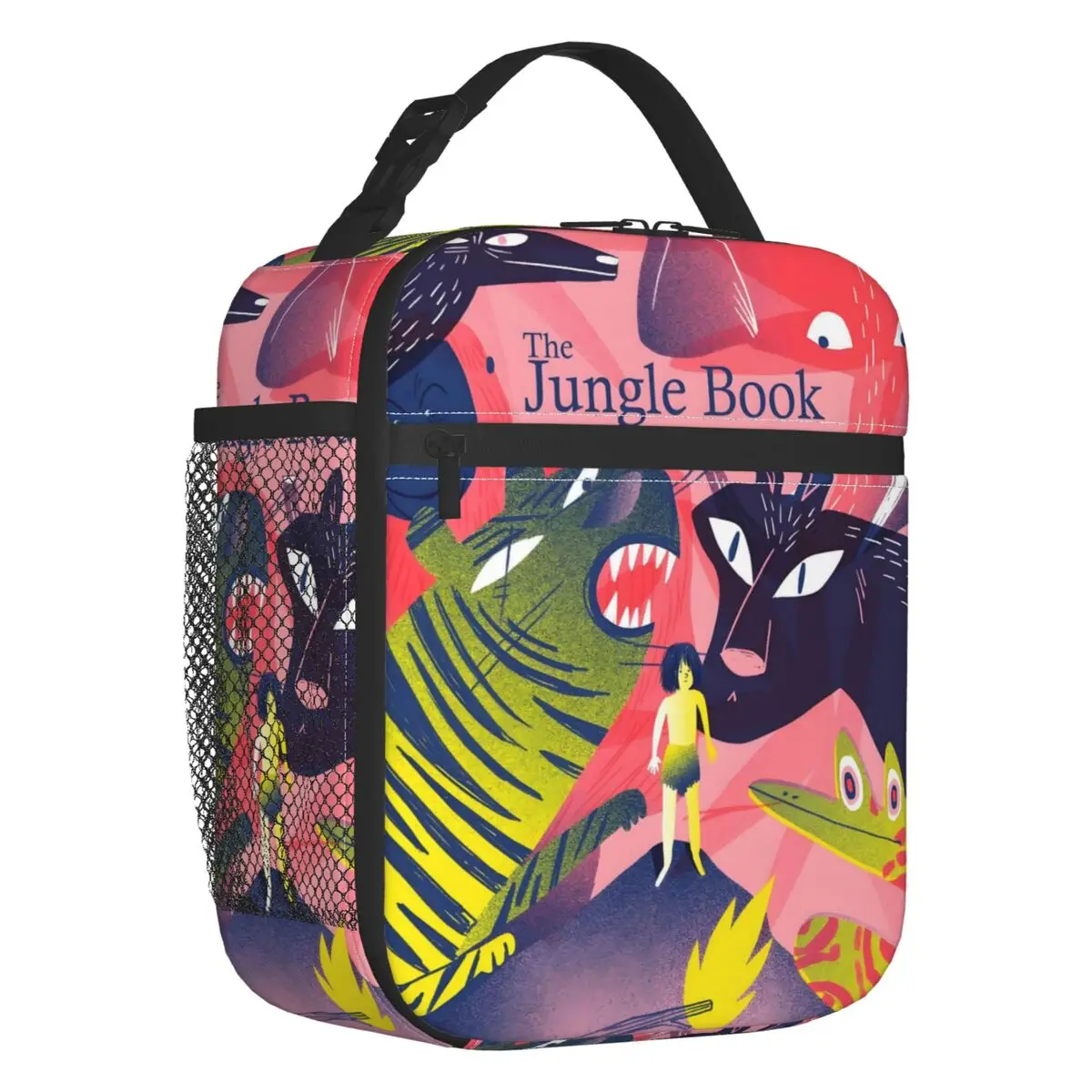 Custom The Jungle Book Insulated Lunch Bag for Women Waterproof Musical Adventure Film Thermal Cooler Bento Box Beach Camping