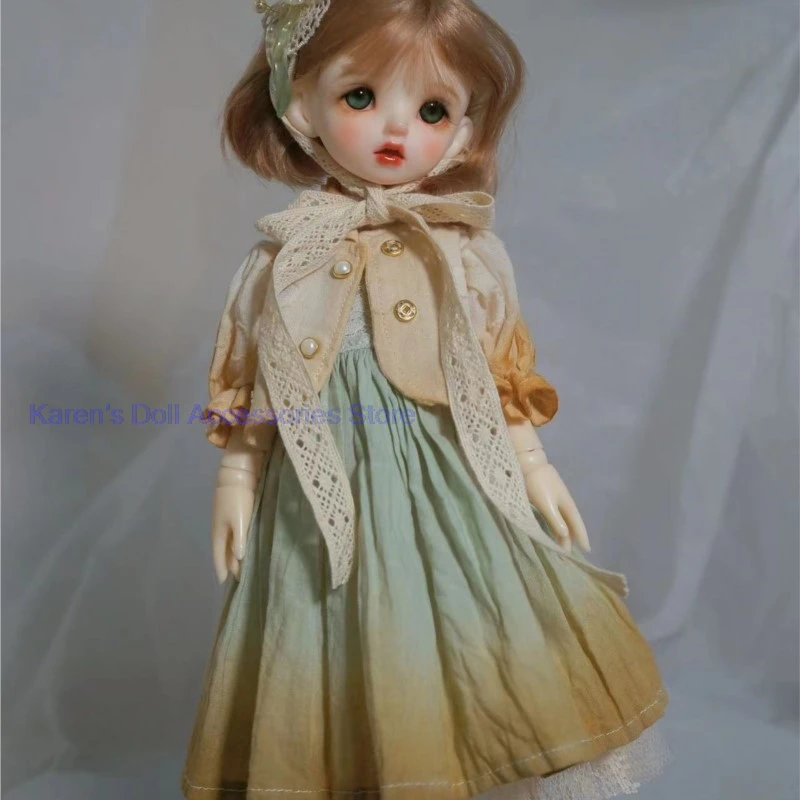 

4 шт. 2026 комплект платьев нового дизайна в стиле ретро в чайном стиле для Blythe/landoudou