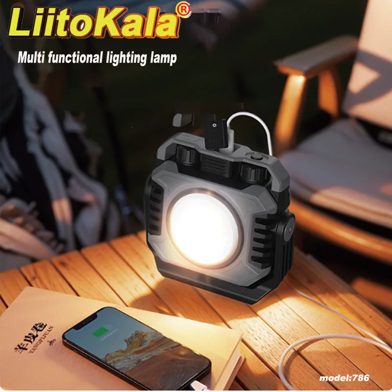 

LiitoKala LF-786 Work lights portable headlamp +26650 5000mAh Battery TYPE- fast charging