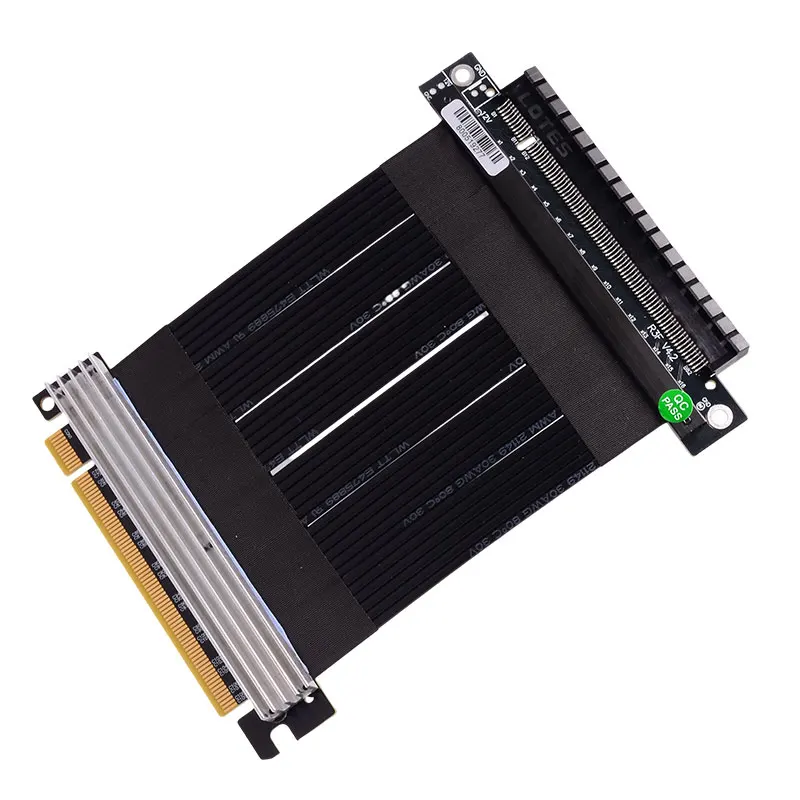 ADT-Link PCIE 5.0 X16 Riser Cable GEN 5/4 Graphics Card Extension Cable PCI Express 5.0 16x Universal PC Game GPU For ATX Case